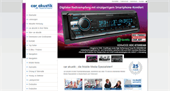 Desktop Screenshot of car-akustik.de