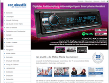 Tablet Screenshot of car-akustik.de